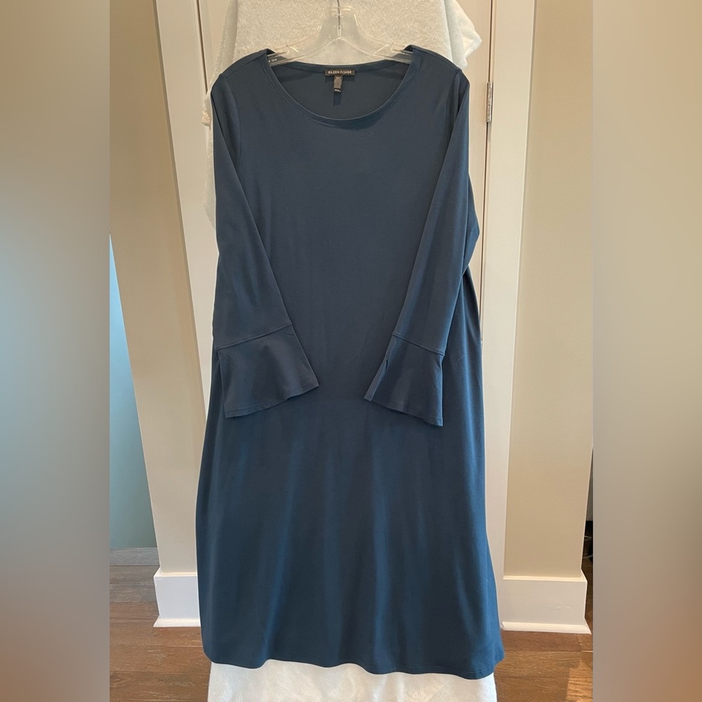 Classic Eileen Fisher jersey knit dress